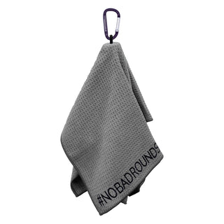 FlightTowel JR Disc Golf Towel Grey/Black