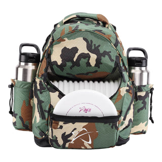 Prodigy Disc Golf Bag BP-3 V3 Backpack Green Camo Holds up to 20 Discs