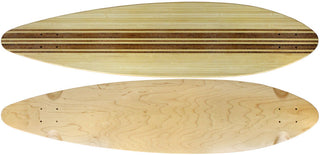 Longboard Moose Pintail Deck 9.5" x 41" Top-Ply Bamboo
