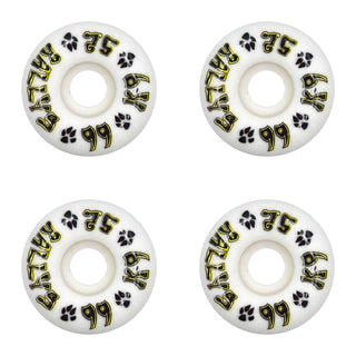 Dogtown Skateboard Wheels 52mm K-9 Rallys 99A White
