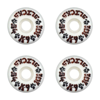 Dogtown Skateboard Wheels 54mm K-9 Slicks 101A White