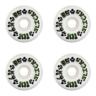 Dogtown Skateboard Wheels 58mm K-9 Slicks 101A White