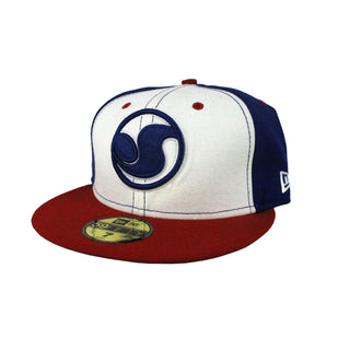 DVS Skateboard Hat 3D Logo Blue/Red/White Fitted 7"