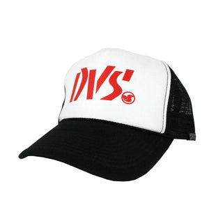 DVS Skateboard Hat Logo Black/White Mesh Snapback