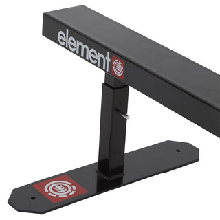 Element Skateboard Grind Rail Flat Bar Obstacle - 6ft Long, Adjustable Height