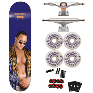 Enjoi Skateboard Daewon Song 3 8.5" with Independent Trucks, Spitfire Wheels