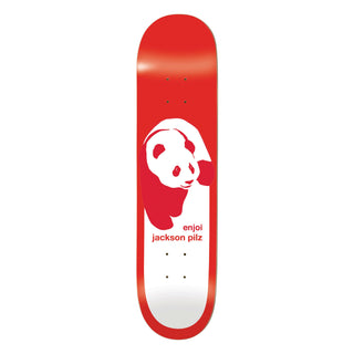 Enjoi Skateboard Deck Pilz Classic Panda Super Sap Red 8.25" x 32"