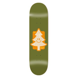 Enjoi Skateboard Deck Happy Tree Super Sap Army Green 8.5" x 32.1"