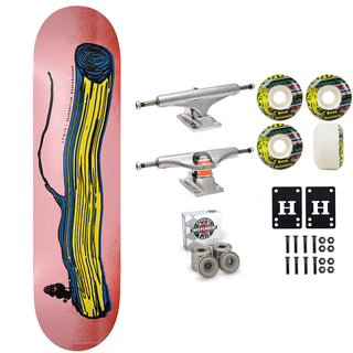 Foundation Skateboard Complete Julian Lewis Log 8.25" x 31.75" Independent Satori Upgrade