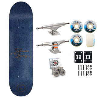 Foundation Skateboard Complete Julian Lewis Denim 8.63" x 32" Independent Satori Upgrade