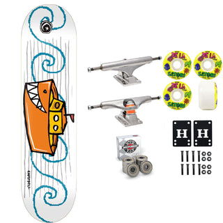 Foundation Skateboard Complete Aidan Campbell Boat 8.25" x 32" Independent Satori Upgrade