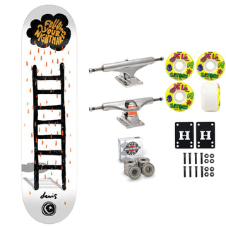 Foundation Skateboard Complete Julian Lewis Nightmares 8.25" x 31.88" Independent Satori Upgrade
