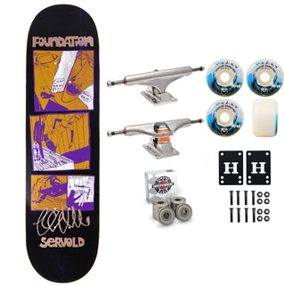 Foundation Skateboard Complete Dakota Servold The Meeting 8.5" x 32" Independent Satori Upgrade