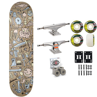 Foundation Skateboard Complete Jesse Lindloff More Stuff 8.38" x 31.75" Independent Satori Upgrade