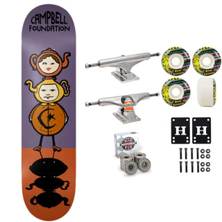 Foundation Skateboard Complete Aidan Campbell Teapot Totem 8.25" x 32" Independent Satori Upgrade