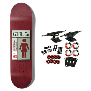 Girl Skateboard Complete Bannerot Grid Box 8.25" x 31.75"