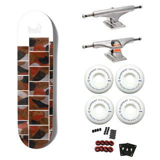 Girl Premium Skateboard with Indy Trucks, Blueprint Wheels 8.5" Malto Suzuki Method Twin