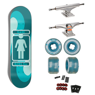Girl Premium Skateboard with Indy Trucks, Ricta Wheels 8.5" Gass 93 Til Lovers