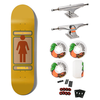 Girl Premium Skateboard with Indy Trucks, OJ Wheels 8.5" Brophy 93 Til