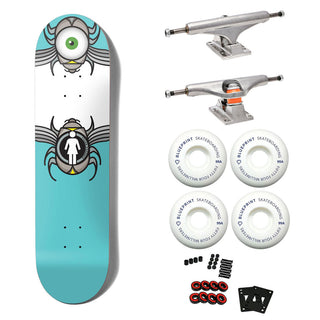 Girl Premium Skateboard with Indy Trucks, Blueprint Wheels 8.5" Pacheco Beetle Bum