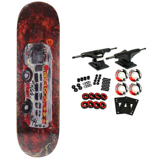 GX1000 Skateboard Complete Jeff Carlyle Bus 37 8.5" x 32.125"