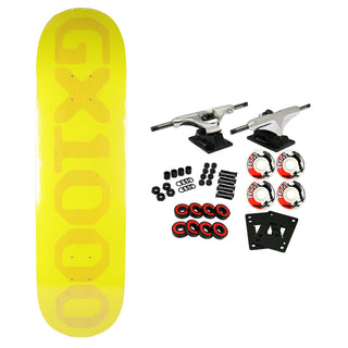 GX1000 Skateboard Complete OG Logo Yellow 8.37" x 32.25"