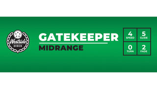 Westside Disc Golf VIP Gatekeeper Midrange Disc 4/5/0/2 White/Green 177 grams