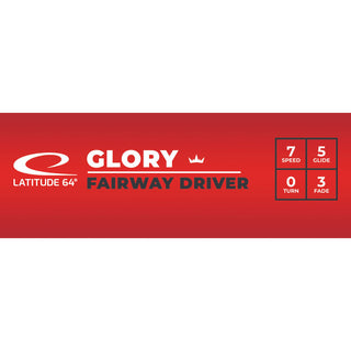 Latitude 64 Disc Golf Royal Grand Orbit Glory Fairway Driver 7/5/0/3 White Turquoise/Turquoise 175 grams