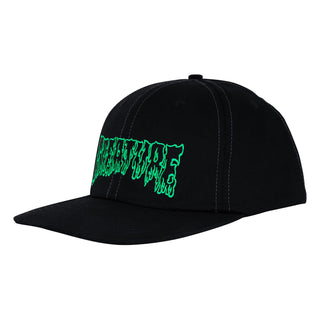 Creature Skateboards Hat Hesher Flame Snapback Unstructured Black