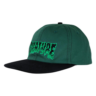 Creature Skateboards Hat Hesher Flame Snapback Unstructured Green