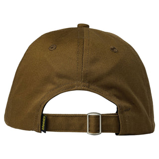 Krooked Skateboards Hat Skript Strapback Brown/White Brown