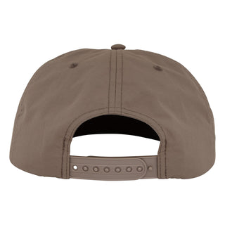 Santa Cruz Skateboards Hat Minimal Burnt Opus Snapback Unstructured Walnut