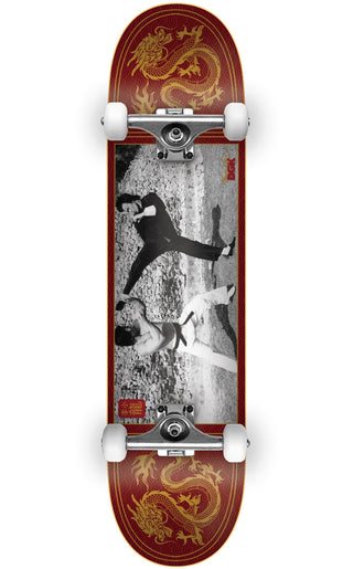 DGK Skateboard Complete Bruce Lee Double Dragon Burgundy 8.0"