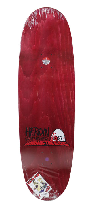 Heroin Skateboard Complete Dawn of the Egg (Assorted) 9.4" x 32"