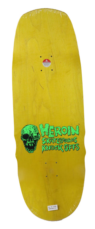Heroin Skateboard Complete Swampy Knock Off 10.6" x 32.1"