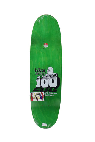Heroin Skateboard Complete 100th Egg 9.125" x 32"
