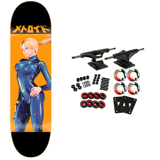 JK Industries Skateboard Complete Samus Zero Suit 8.5" x 32.25"