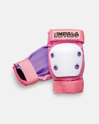 Impala Rollerskates Protective Set - Knee Pads, Elbow, Wrist Guards - Pink -  Youth Small