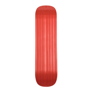 Ambition Snowskate Jib Red Snow Skate Deck with Foam Grip Applied and Studded Grip Add On