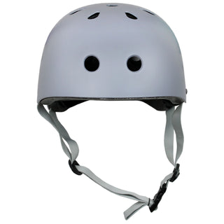 Krown Grey Shell with Grey Strap Skateboard Helmet, Adult One Size