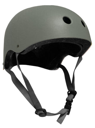 Skateboard Helmet Elbow/Knee/Wrist Pad Combo Skateboarding Skate Park Safety Kit Grey Helmet Small Pads