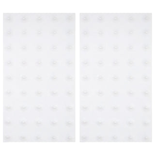 Krown Snow Skate Studded Snowskate Grip - 2 Griptape Sheets - 90 Studs - White