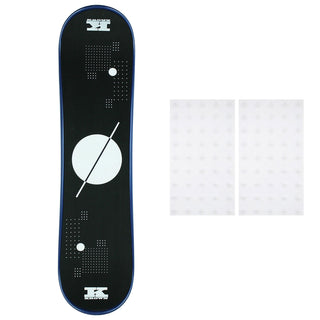 Krown Snowskate 9" x 35" Space Navy Color Studded Grip Combo