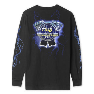 Huf x PBR Longsleeve Pabst Lightning Black