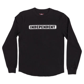 Independent Truck Co. Longsleeve Shirt Bar Logo Thermal Black