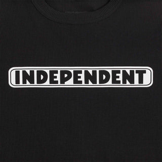 Independent Truck Co. Longsleeve Shirt Bar Logo Thermal Black