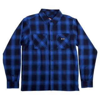 Independent Skateboard Trucks Longsleeve Shirt Legacy Flannel Blue