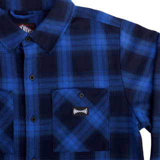Independent Skateboard Trucks Longsleeve Shirt Legacy Flannel Blue