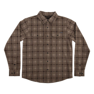 Independent Trucks Longsleeve Shirt Belmont Flannel Brown/Black