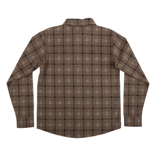 Independent Trucks Longsleeve Shirt Belmont Flannel Brown/Black